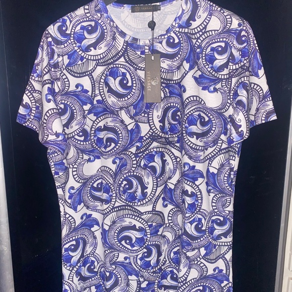 90s Vintage Versace T- Shirt XL - Picture 4 of 6